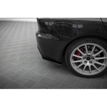 Maxton Design "Street Pro" boční difuzory pod zadní nárazník pro Mitsubishi Lancer Evo Mk10, plast ABS bez povrchové úpravy