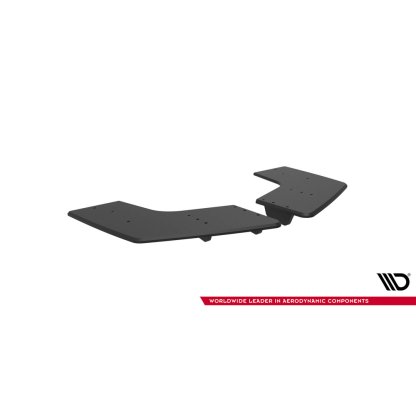 Maxton Design "Street Pro" boční difuzory pod zadní nárazník pro Mitsubishi Lancer Evo Mk10, plast ABS bez povrchové úpravy, s černou a červenou linkou