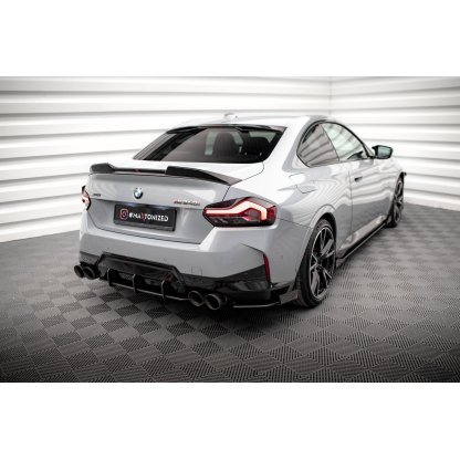 Maxton Design "Street Pro" boční difuzory pod zadní nárazník s křidélky pro BMW řada 2 G42 M240i, plast ABS bez povrchové úpravy