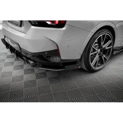 Maxton Design "Street Pro" boční difuzory pod zadní nárazník s křidélky pro BMW řada 2 G42 M240i, plast ABS bez povrchové úpravy