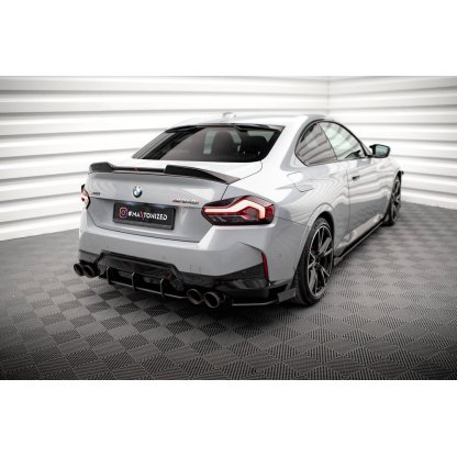 Maxton Design "Street Pro" boční difuzory pod zadní nárazník s křidélky pro BMW řada 2 G42 M240i, plast ABS bez povrchové úpravy