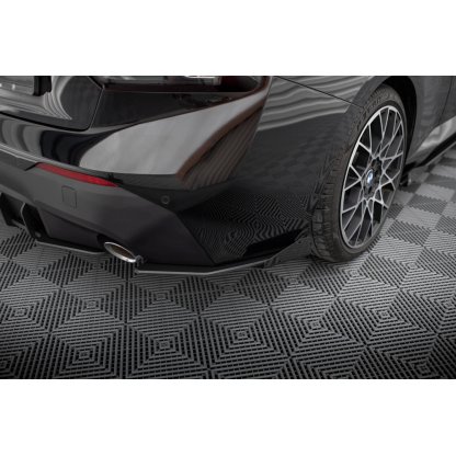 Maxton Design "Street Pro" boční difuzory pod zadní nárazník s křidélky pro BMW řada 2 G42 Standard, plast ABS bez povrchové úpravy