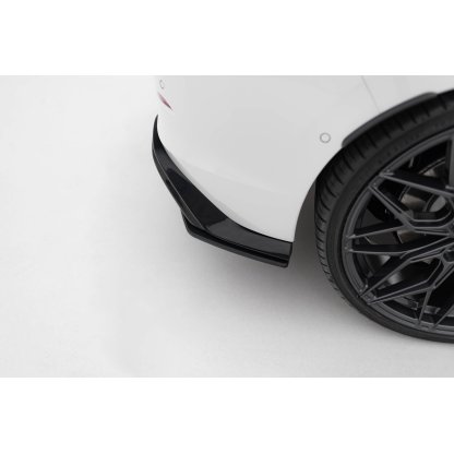 Maxton Design "Street Pro" boční difuzory pod zadní nárazník v.1 pro Volkswagen Golf GTI Mk8, Mk8 Facelift, plast ABS bez povrchové úpravy