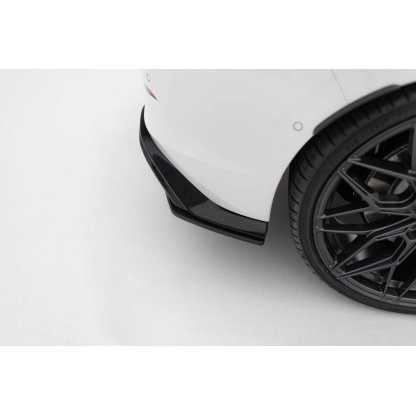 Maxton Design "Street Pro" boční difuzory pod zadní nárazník v.1 pro Volkswagen Golf GTI Mk8, Mk8 Facelift, plast ABS bez povrchové úpravy