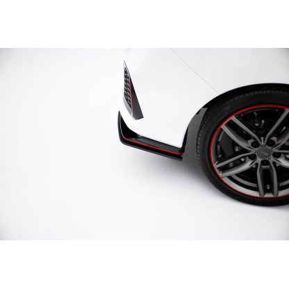 Maxton Design "Street Pro" boční difuzory pod zadní nárazník v.2 pro Honda Civic Mk10 Sport, plast ABS bez povrchové úpravy