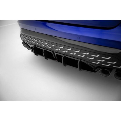 Maxton Design "Street Pro" difuzor zadního nárazníku pro Audi S3 8Y Facelift, plast ABS bez povrchové úpravy, Sedan