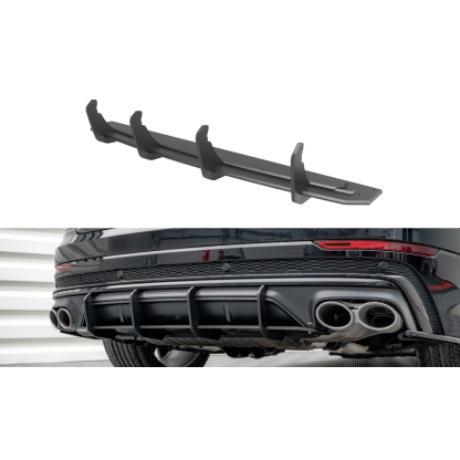 Maxton Design "Street Pro" difuzor zadního nárazníku pro Audi SQ8 Mk 1, plast ABS bez povrchové úpravy