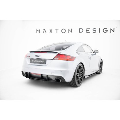 Maxton Design "Street Pro" difuzor zadního nárazníku pro Audi TT 8J Facelift, plast ABS bez povrchové úpravy, S-Line