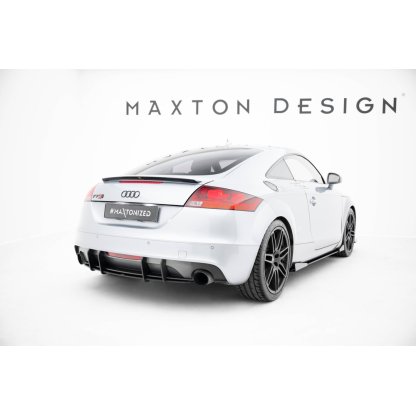 Maxton Design "Street Pro" difuzor zadního nárazníku pro Audi TT 8J Facelift, plast ABS bez povrchové úpravy, S-Line