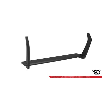 Maxton Design "Street Pro" difuzor zadního nárazníku pro BMW M2 G87, plast ABS bez povrchové úpravy, s červenou linkou