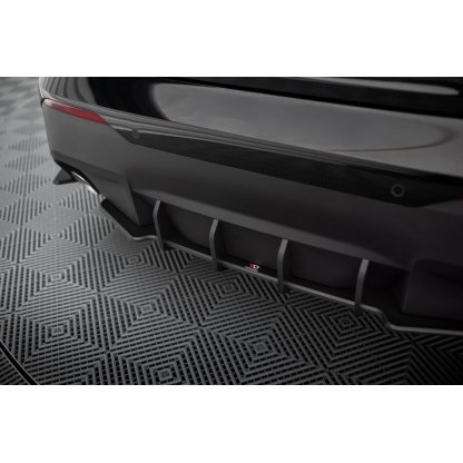 Maxton Design "Street Pro" difuzor zadního nárazníku pro BMW řada 2 G42 Standard, plast ABS bez povrchové úpravy, s černou a červenou linkou