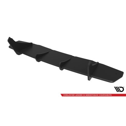 Maxton Design "Street Pro" difuzor zadního nárazníku pro Ford Mustang Mk7 GT, plast ABS bez povrchové úpravy