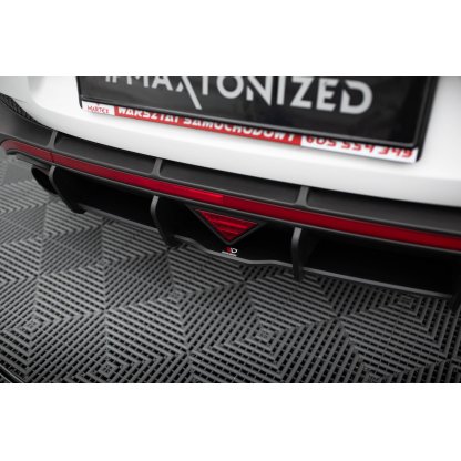 Maxton Design "Street Pro" difuzor zadního nárazníku pro Hyundai i30 N Mk3, plast ABS bez povrchové úpravy, Fastback
