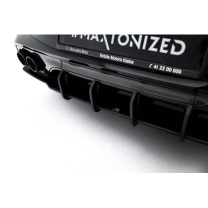 Maxton Design "Street Pro" difuzor zadního nárazníku pro Mercedes CLE C236 53 AMG, plast ABS bez povrchové úpravy