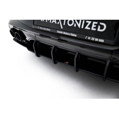 Maxton Design "Street Pro" difuzor zadního nárazníku pro Mercedes CLE C236 53 AMG, plast ABS bez povrchové úpravy