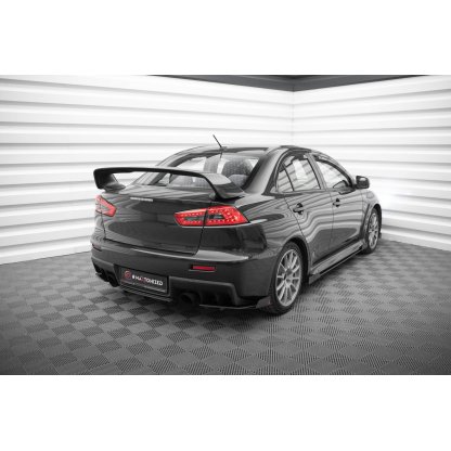 Maxton Design "Street Pro" difuzor zadního nárazníku pro Mitsubishi Lancer Evo Mk10, plast ABS bez povrchové úpravy
