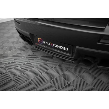 Maxton Design "Street Pro" difuzor zadního nárazníku pro Mitsubishi Lancer Evo Mk10, plast ABS bez povrchové úpravy