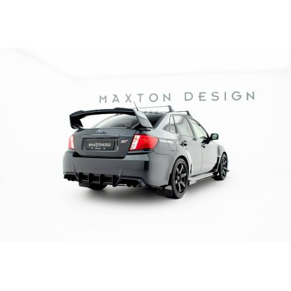 Maxton Design "Street Pro" difuzor zadního nárazníku pro Subaru Impreza WRX STi Mk3 Facelift, plast ABS bez povrchové úpravy