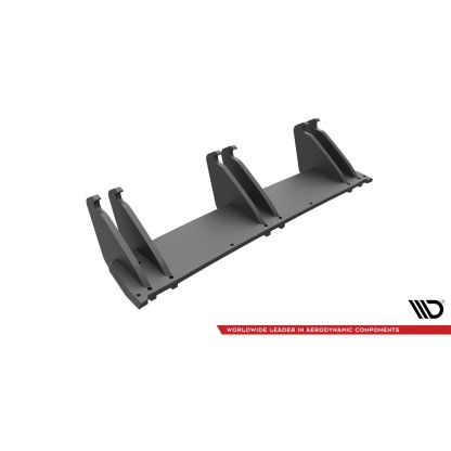 Maxton Design "Street Pro" difuzor zadního nárazníku pro Volkswagen Golf R Mk7, plast ABS bez povrchové úpravy
