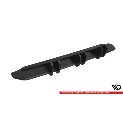 Maxton Design "Street Pro" difuzor zadního nárazníku pro Volkswagen Jetta Mk7 GLI, plast ABS bez povrchové úpravy, s černou linkou