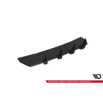 Maxton Design "Street Pro" difuzor zadního nárazníku v.2 pro Audi RS3 8V FL, plast ABS bez povrchové úpravy, Sedan, s černou a červenou linkou