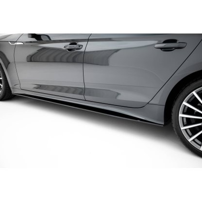 Maxton Design "Street Pro" difuzory pod boční prahy pro Audi A5 F5 Facelift, plast ABS bez povrchové úpravy, Sportback