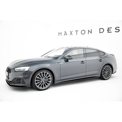 Maxton Design "Street Pro" difuzory pod boční prahy pro Audi A5 F5 Facelift, plast ABS bez povrchové úpravy, Sportback
