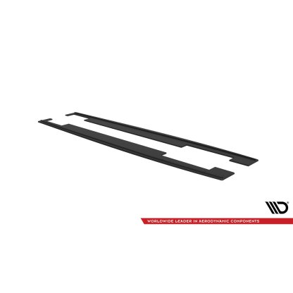 Maxton Design "Street Pro" difuzory pod boční prahy pro Audi A7 C7, plast ABS bez povrchové úpravy, S-Line