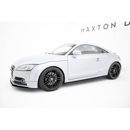 Maxton Design "Street Pro" difuzory pod boční prahy pro Audi TT S Mk2 (8J), Mk2 (8J) Facelift, plast ABS bez povrchové úpravy