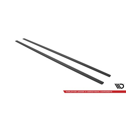 Maxton Design "Street Pro" difuzory pod boční prahy pro BMW řada 2 G42 M240i, G42 M-Pack, plast ABS bez povrchové úpravy, s červenou linkou