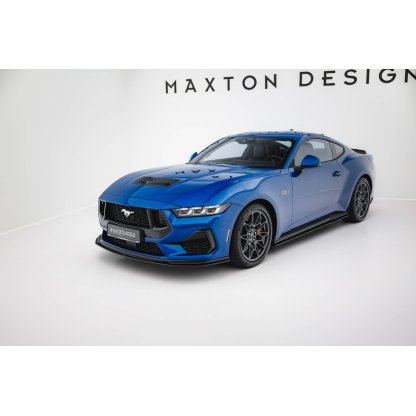 Maxton Design "Street Pro" difuzory pod boční prahy pro Ford Mustang Mk7 GT, plast ABS bez povrchové úpravy