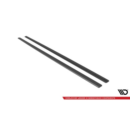 Maxton Design "Street Pro" difuzory pod boční prahy pro Volkswagen Polo GTI Mk6 Facelift, plast ABS bez povrchové úpravy