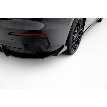 Maxton Design ''Street Pro'' difuzory pod boční prahy s křidélky pro Audi A3 8Y, plast ABS bez povrchové úpravy, Sedan