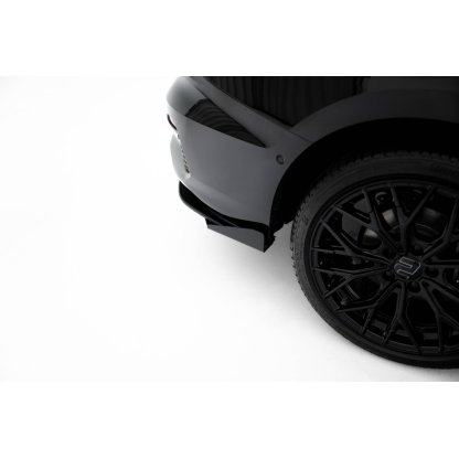 Maxton Design ''Street Pro'' difuzory pod boční prahy s křidélky pro Audi A3 8Y, plast ABS bez povrchové úpravy, Sedan, s červenou linkou