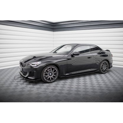 Maxton Design "Street Pro" difuzory pod boční prahy s křidélky pro BMW řada 2 G42 Standard, plast ABS bez povrchové úpravy