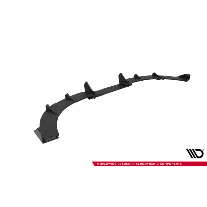 Maxton Design ''Street Pro'' difuzory pod boční prahy s křidélky pro Ford Focus ST Mk3 Facelift, plast ABS bez povrchové úpravy, s černou linkou