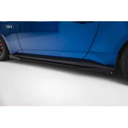 Maxton Design "Street Pro" difuzory pod boční prahy s křidélky pro Ford Mustang Mk7 GT, plast ABS bez povrchové úpravy