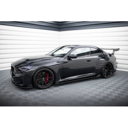 Maxton Design "Street Pro" difuzory pod boční prahy ver.2 pro BMW M2 G87, plast ABS bez povrchové úpravy