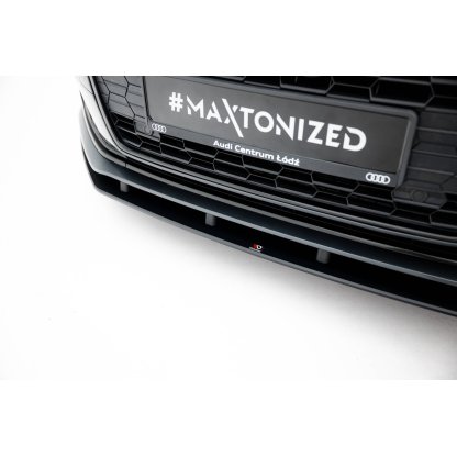 Maxton Design "Street Pro" spoiler pod přední nárazník pro Audi A5 F5 Facelift, plast ABS bez povrchové úpravy, Sportback/Coupe