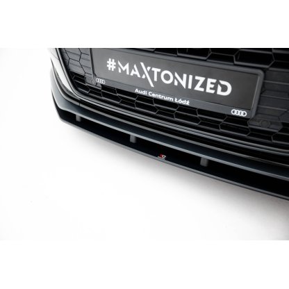 Maxton Design "Street Pro" spoiler pod přední nárazník pro Audi A5 F5 Facelift, plast ABS bez povrchové úpravy, Sportback/Coupe