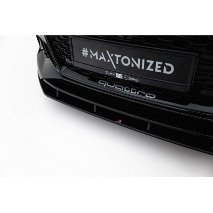 Maxton Design "Street Pro" spoiler pod přední nárazník pro Audi RS5 F5, plast ABS bez povrchové úpravy, Coupe / Sportback