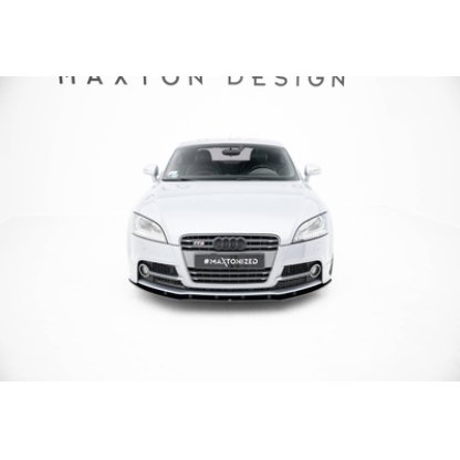 Maxton Design "Street Pro" spoiler pod přední nárazník pro Audi TT 8J Facelift, plast ABS bez povrchové úpravy, S-Line