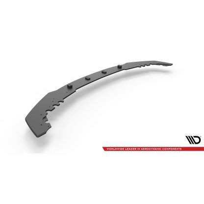 Maxton Design "Street Pro" spoiler pod přední nárazník pro BMW M2 F87, plast ABS bez povrchové úpravy, s červenou linkou
