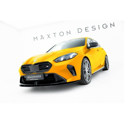 Maxton Design "Street Pro" spoiler pod přední nárazník pro BMW řada 1 F70, plast ABS bez povrchové úpravy, M-Pack