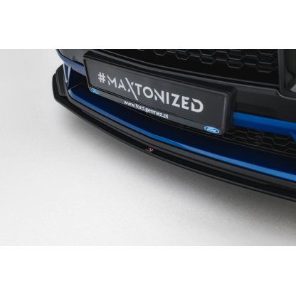 Maxton Design "Street Pro" spoiler pod přední nárazník pro Ford Mustang Mk7 GT, plast ABS bez povrchové úpravy