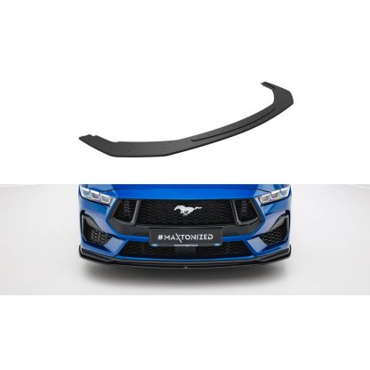 Maxton Design "Street Pro" spoiler pod přední nárazník pro Ford Mustang Mk7 GT, plast ABS bez povrchové úpravy