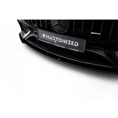 Maxton Design "Street Pro" spoiler pod přední nárazník pro Mercedes CLE C236 53 AMG, plast ABS bez povrchové úpravy