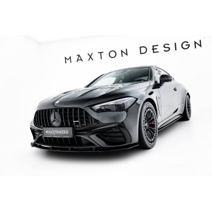 Maxton Design "Street Pro" spoiler pod přední nárazník pro Mercedes CLE C236 53 AMG, plast ABS bez povrchové úpravy
