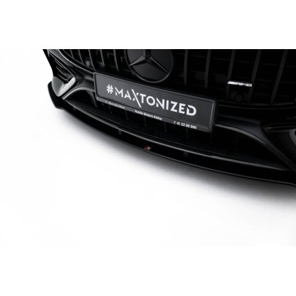 Maxton Design "Street Pro" spoiler pod přední nárazník pro Mercedes CLE C236 53 AMG, plast ABS bez povrchové úpravy