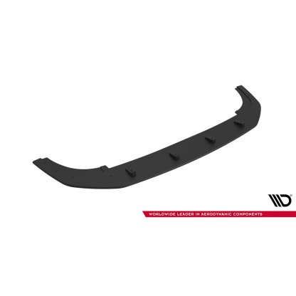 Maxton Design "Street Pro" spoiler pod přední nárazník pro Volkswagen Golf GTI Mk8 Facelift, plast ABS bez povrchové úpravy, s černou a červenou linkou